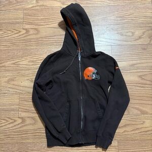 Nike NFL Cleveland Browns Full Zip Women’s Hoodie Sweatshirt Medium
